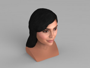 kylie jenner bust ready for full color 3d printing Modelo de impresión 3D