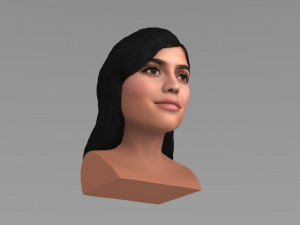 kylie jenner bust ready for full color 3d printing Modelo de impresión 3D