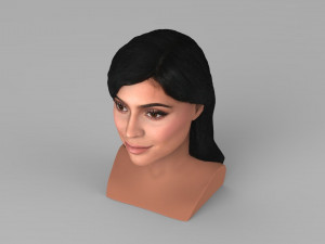 kylie jenner bust ready for full color 3d printing Modelo de impresión 3D