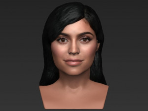 kylie jenner bust ready for full color 3d printing Modelo de impresión 3D