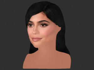 kylie jenner bust ready for full color 3d printing Modelo de impresión 3D