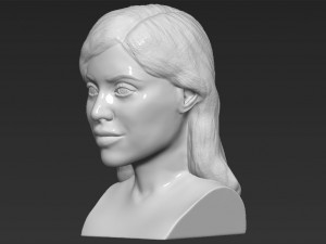kylie jenner bust ready for full color 3d printing Modelo de impresión 3D