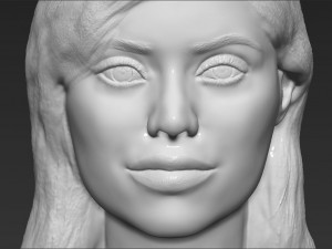 kylie jenner bust ready for full color 3d printing Modelo de impresión 3D