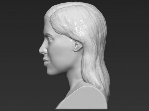 kylie jenner bust ready for full color 3d printing Modelo de impresión 3D