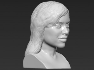 kylie jenner bust ready for full color 3d printing Modelo de impresión 3D