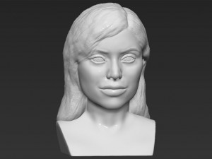 kylie jenner bust ready for full color 3d printing Modelo de impresión 3D