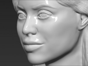 kylie jenner bust ready for full color 3d printing Modelo de impresión 3D