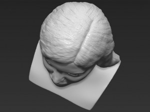 kylie jenner bust ready for full color 3d printing Modelo de impresión 3D