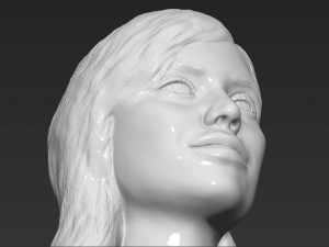 kylie jenner bust ready for full color 3d printing Modelo de impresión 3D