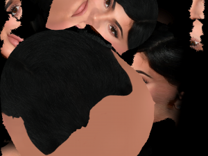 kylie jenner bust ready for full color 3d printing Modelo de impresión 3D