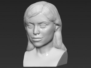 kylie jenner bust 3d printing ready stl obj Modelo de Impressão 3D