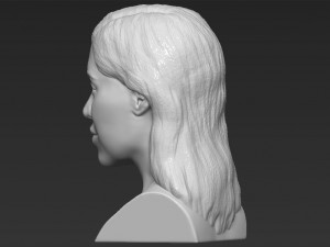 kylie jenner bust 3d printing ready stl obj Modelo de Impressão 3D