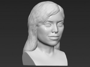 kylie jenner bust 3d printing ready stl obj Modelo de Impressão 3D