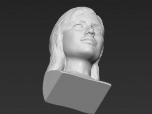 kylie jenner bust 3d printing ready stl obj Modelo de Impressão 3D