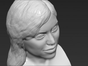kylie jenner bust 3d printing ready stl obj Modelo de Impressão 3D