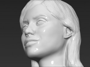 kylie jenner bust 3d printing ready stl obj Modelo de Impressão 3D