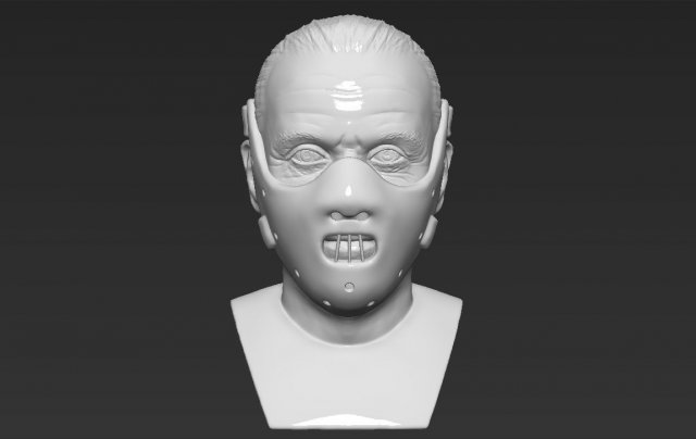 hannibal lecter bust 3d printing ready stl obj 3D Print Model .c4d .max .obj .3ds .fbx .stl .blend 