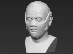 hannibal lecter bust 3d printing ready stl obj 3D Print Model