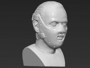 hannibal lecter bust 3d printing ready stl obj 3D Print Model