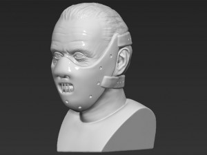 hannibal lecter bust 3d printing ready stl obj 3D Print Model