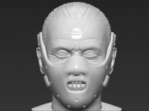 hannibal lecter bust 3d printing ready stl obj 3D Print Model