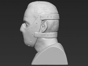 hannibal lecter bust 3d printing ready stl obj 3D Print Model