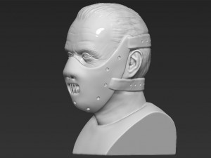 hannibal lecter bust 3d printing ready stl obj 3D Print Model