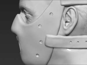 hannibal lecter bust 3d printing ready stl obj 3D Print Model