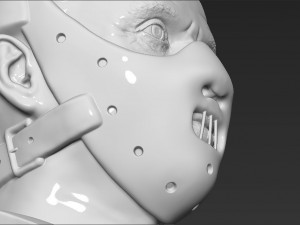 hannibal lecter bust 3d printing ready stl obj 3D Print Model
