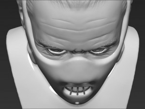 hannibal lecter bust 3d printing ready stl obj 3D Print Model