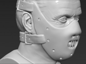 hannibal lecter bust 3d printing ready stl obj 3D Print Model
