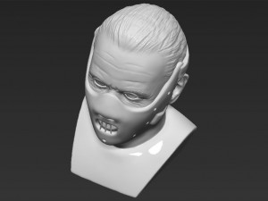 hannibal lecter bust 3d printing ready stl obj 3D Print Model