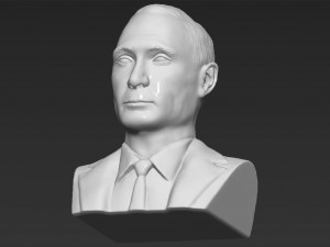 vladimir putin bust 3d printing ready stl obj Modelo de Impressão 3D