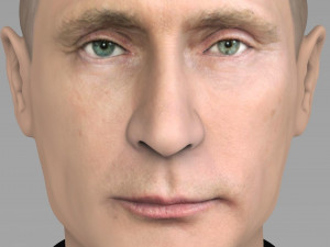 vladimir putin bust ready for full color 3d printing 3D-printmodel