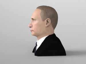 vladimir putin bust ready for full color 3d printing 3D-printmodel