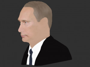 vladimir putin bust ready for full color 3d printing 3D-printmodel