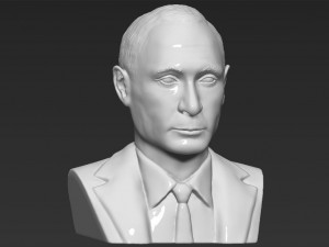 vladimir putin bust ready for full color 3d printing 3D-printmodel