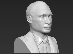 vladimir putin bust ready for full color 3d printing 3D-printmodel