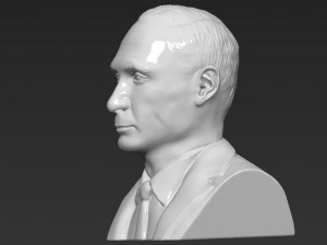 vladimir putin bust ready for full color 3d printing 3D-printmodel