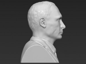 vladimir putin bust ready for full color 3d printing 3D-printmodel