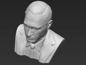 vladimir putin bust ready for full color 3d printing 3D-printmodel