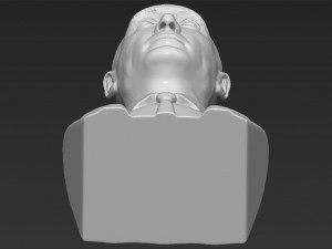 vladimir putin bust ready for full color 3d printing 3D-printmodel