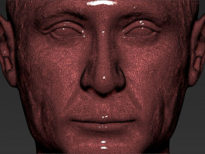 vladimir putin bust ready for full color 3d printing 3D-printmodel