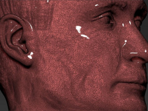 vladimir putin bust ready for full color 3d printing 3D-printmodel