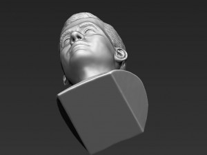 captain kirk chris pine star trek bust 3d printing ready stl obj 3D Принт Модель