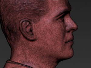 captain kirk chris pine star trek bust 3d printing ready stl obj 3D Принт Модель