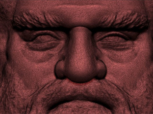 gimli lord of the rings bust 3d printing ready stl obj 3D 打印模型