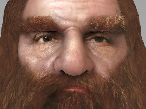 gimli lord of the rings bust full color 3d printing ready 3Dプリントモデル