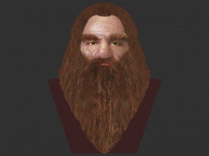 gimli lord of the rings bust full color 3d printing ready 3Dプリントモデル
