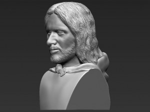 aragorn bust lord of the rings 3d printing ready stl obj Modelo de impresión 3D